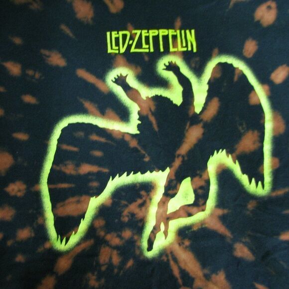 Led Zeppelin Myth Gem Tie-Dye T-Shirt - Picture 1 of 5